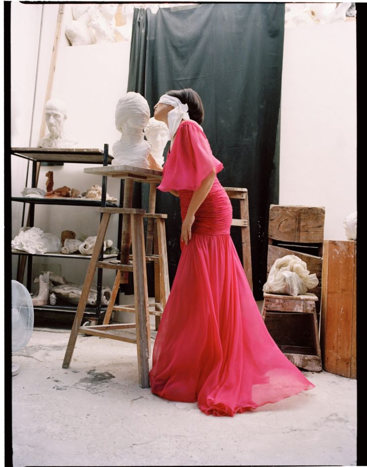 Monica Bellucci Shoots For Vogue Italia By Sebastian Faena