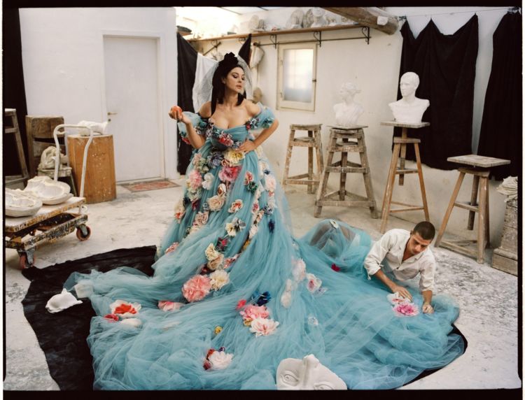Monica Bellucci Shoots For Vogue Italia By Sebastian Faena