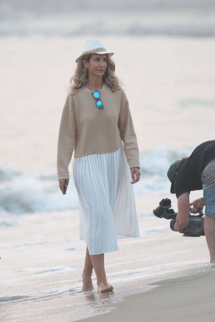 Nikki Lund On The Set Of Her New Music Video Shoot At The Beach