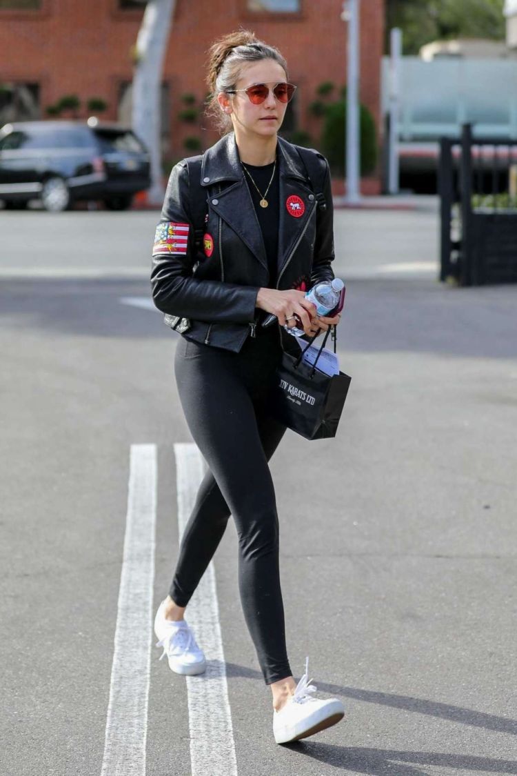Nina Dobrev Shopping At XIV Karats In Beverly Hills