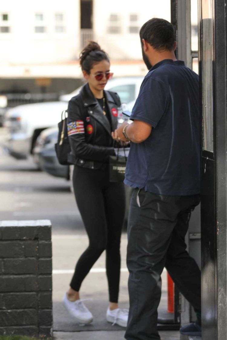 Nina Dobrev Shopping At XIV Karats In Beverly Hills