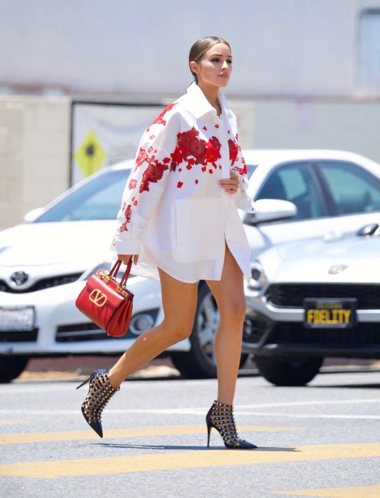 Gorgeous Olivia Culpo Spotted Heading Out For Brunch In Hollywood