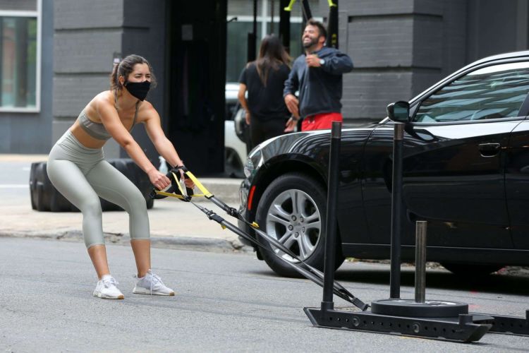 Paulina Vega Dieppa Working Out At Dogpound Gym