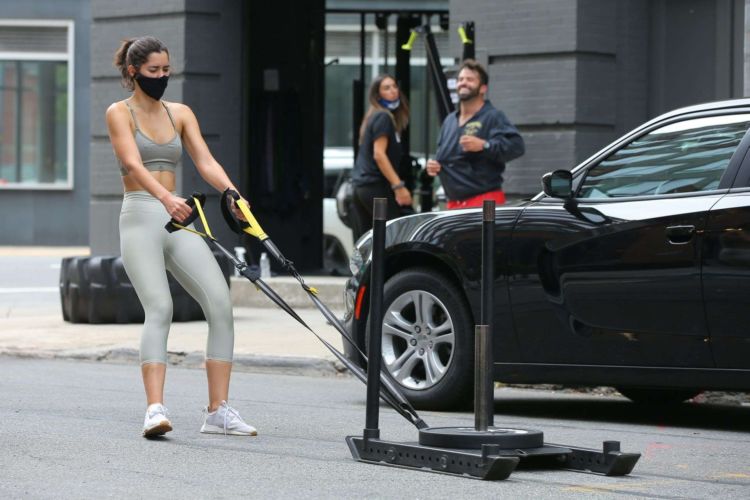 Paulina Vega Dieppa Working Out At Dogpound Gym