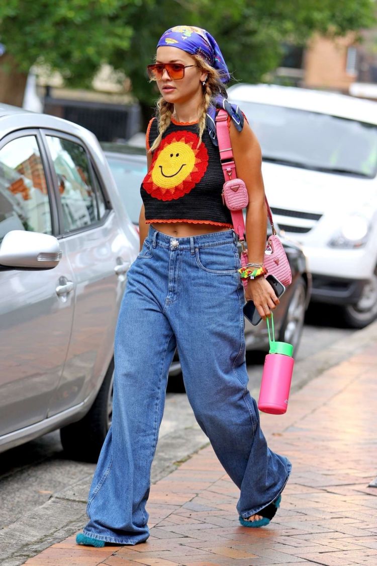 Rita Ora Spotted In Jeans Out In Double Bay