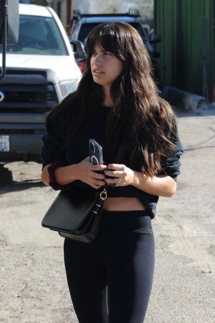 Sara Sampaio Candids In Black Leggings Out In West Hollywood