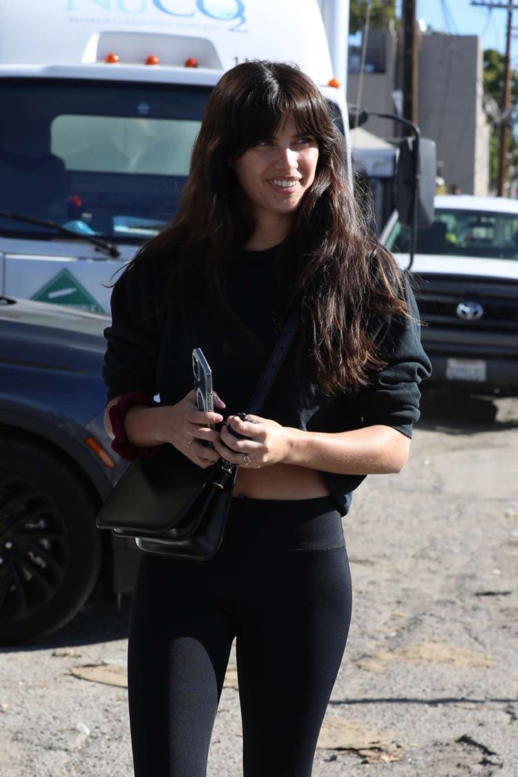 Sara Sampaio Candids In Black Leggings Out In West Hollywood