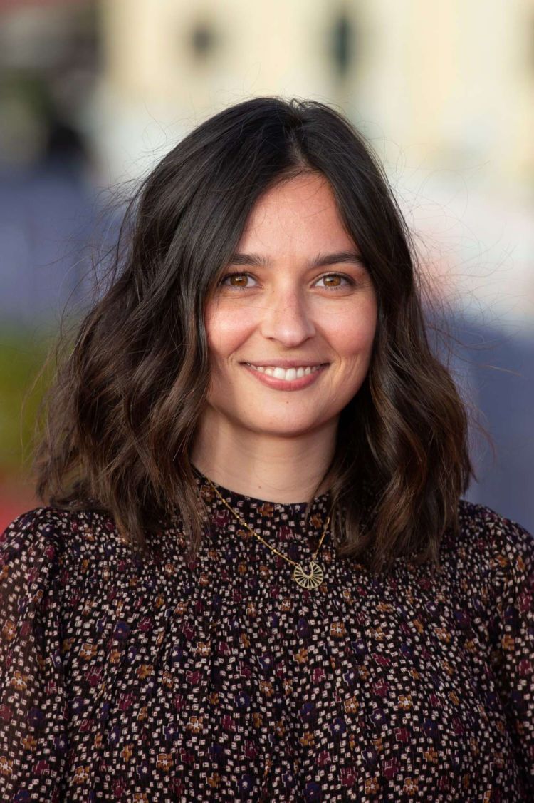 Pretty Tiphaine Flaunts Her Beautiful Smile At Cabourg Film Festival