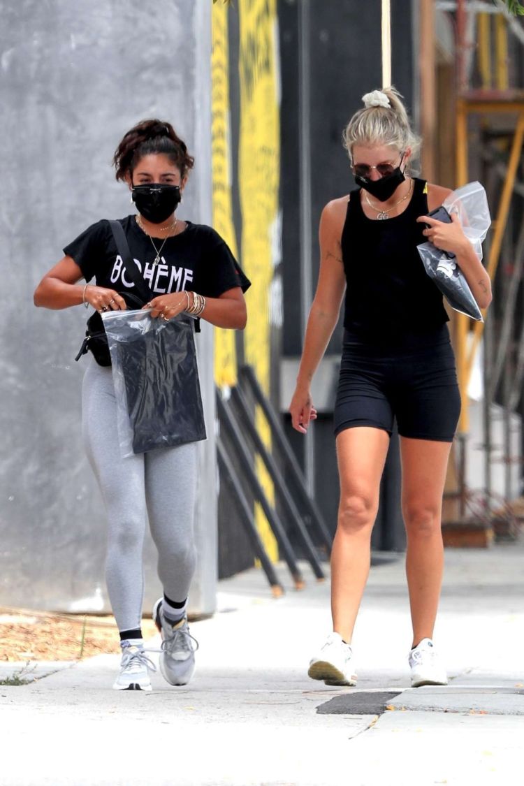 Vanessa Hudgens Spotted At The Dogpound Gym In West Hollywood