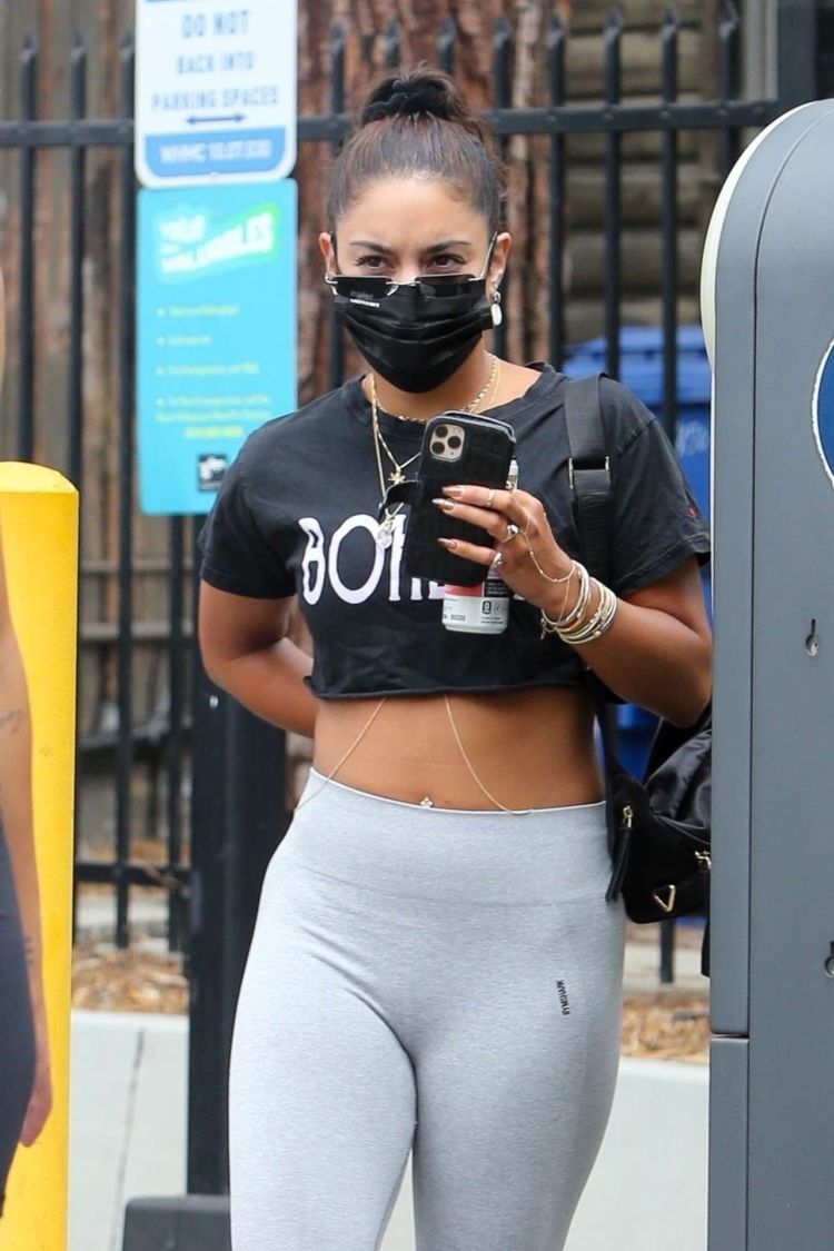 Vanessa Hudgens Spotted At The Dogpound Gym In West Hollywood