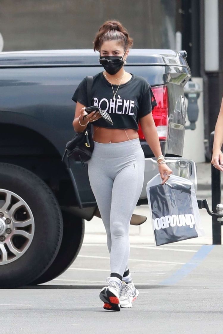 Vanessa Hudgens Spotted At The Dogpound Gym In West Hollywood