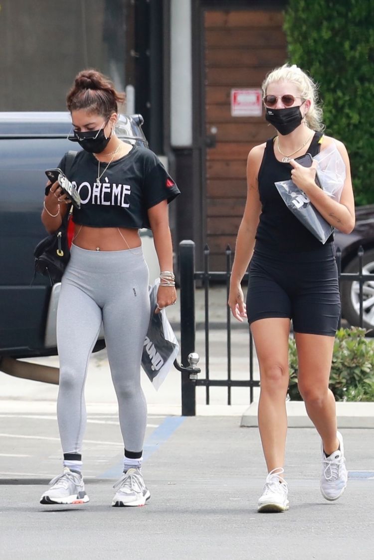 Vanessa Hudgens Spotted At The Dogpound Gym In West Hollywood