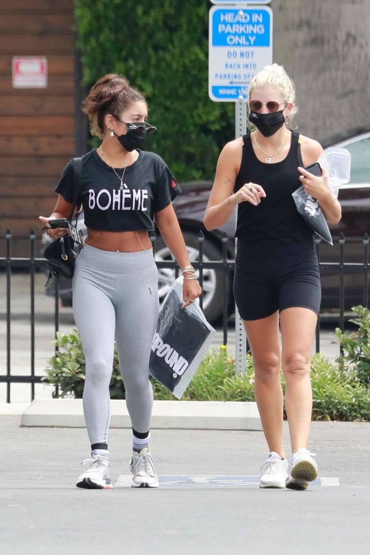 Vanessa Hudgens Spotted At The Dogpound Gym In West Hollywood