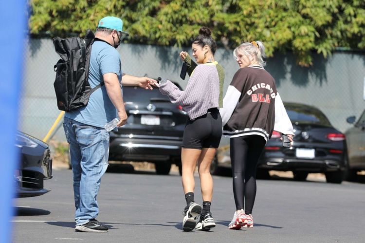 Fitness Freak Vanessa Hudgens Candids In Tights At The Gym