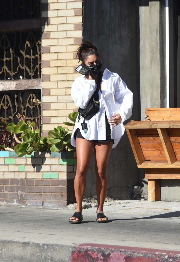 Vanessa Hudgens Goes Out For Lunch In Los Angeles