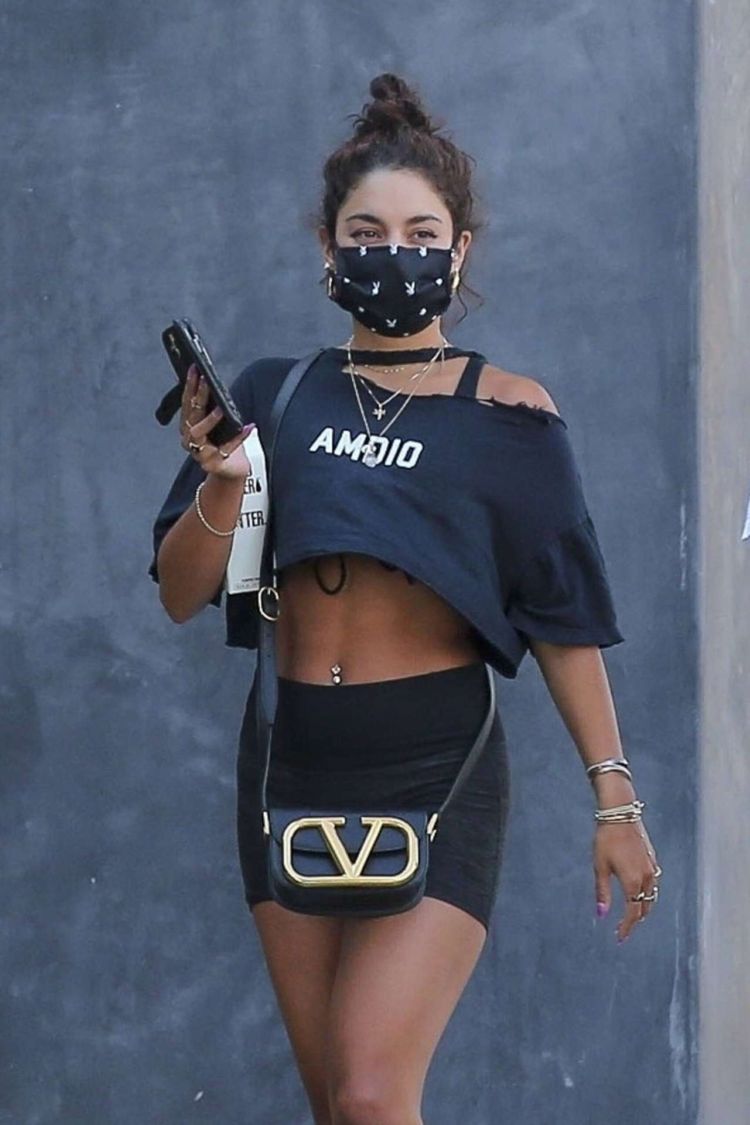 Vanessa Hudgens Candids In Shorts Out In West Hollywood
