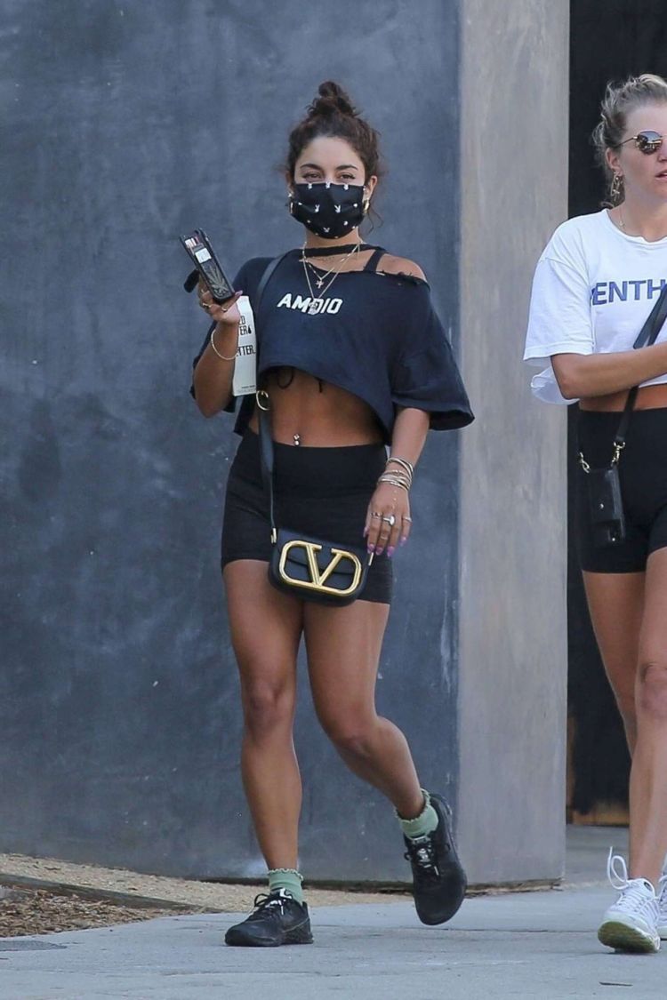 Vanessa Hudgens Candids In Shorts Out In West Hollywood