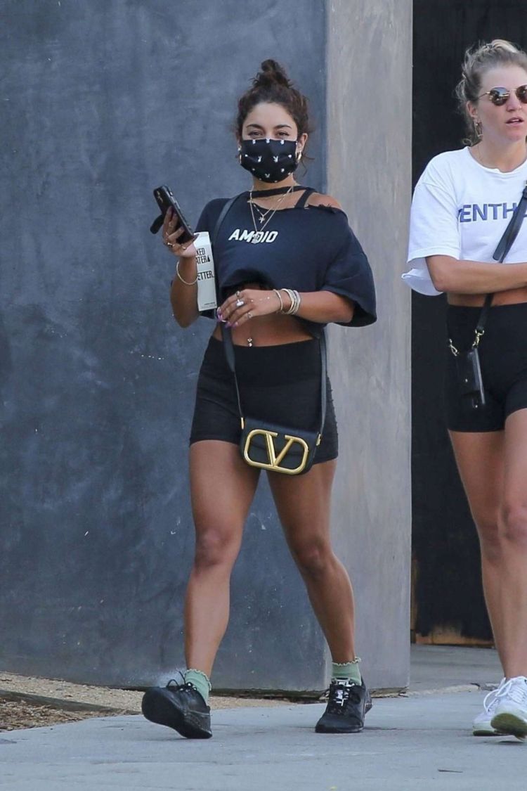 Vanessa Hudgens Candids In Shorts Out In West Hollywood