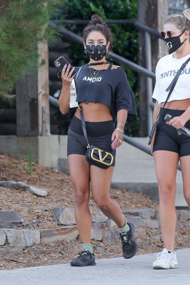 Vanessa Hudgens Candids In Shorts Out In West Hollywood
