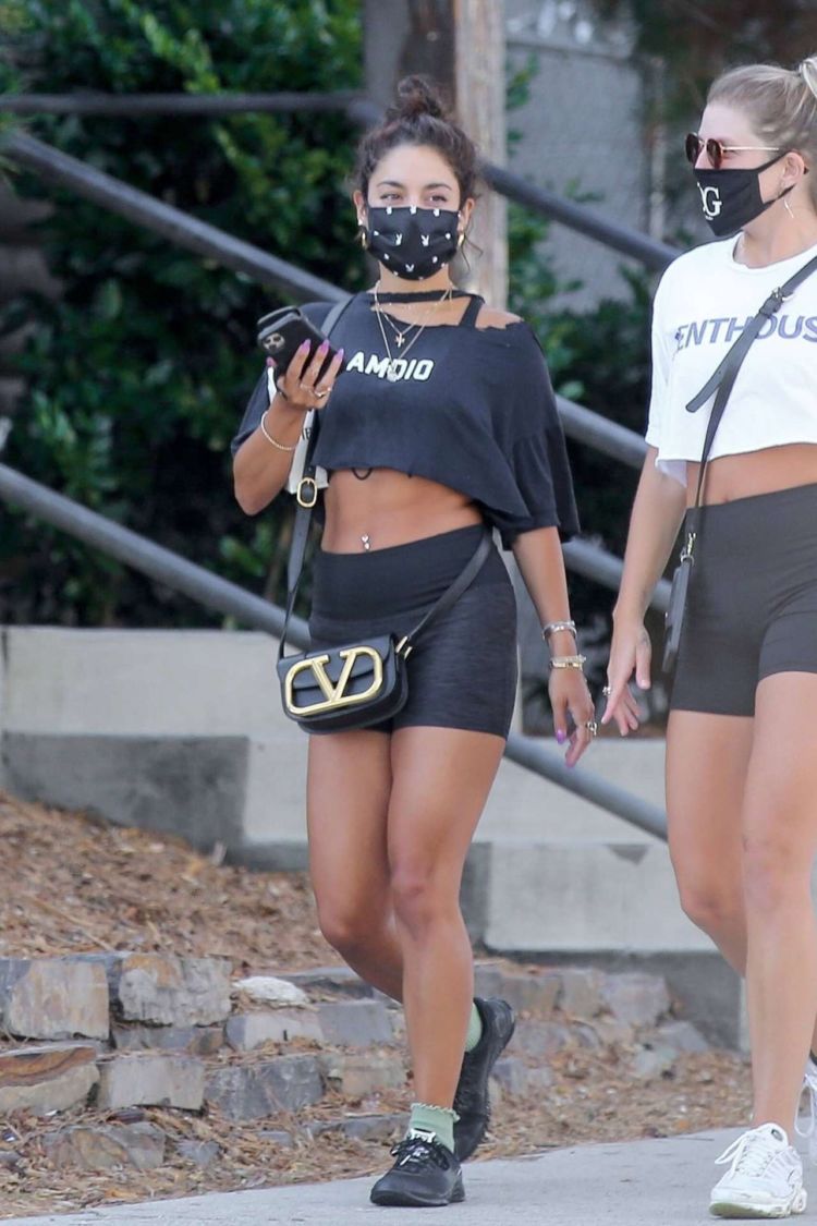 Vanessa Hudgens Candids In Shorts Out In West Hollywood