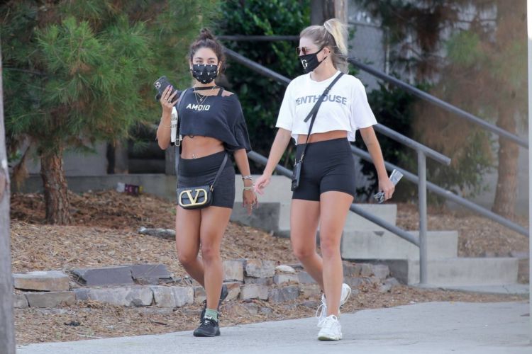 Vanessa Hudgens Candids In Shorts Out In West Hollywood
