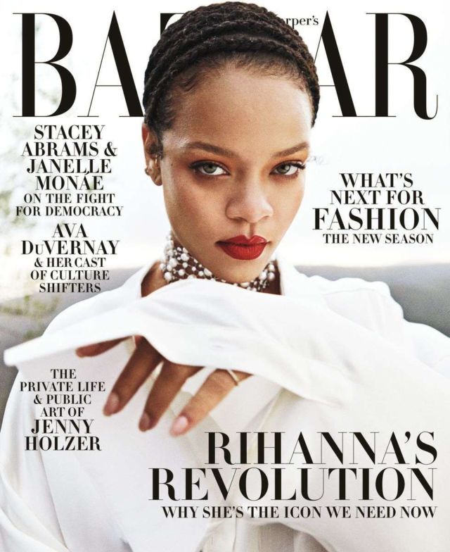 Rihanna Shoots For Harper's Bazaar Magazine 2020