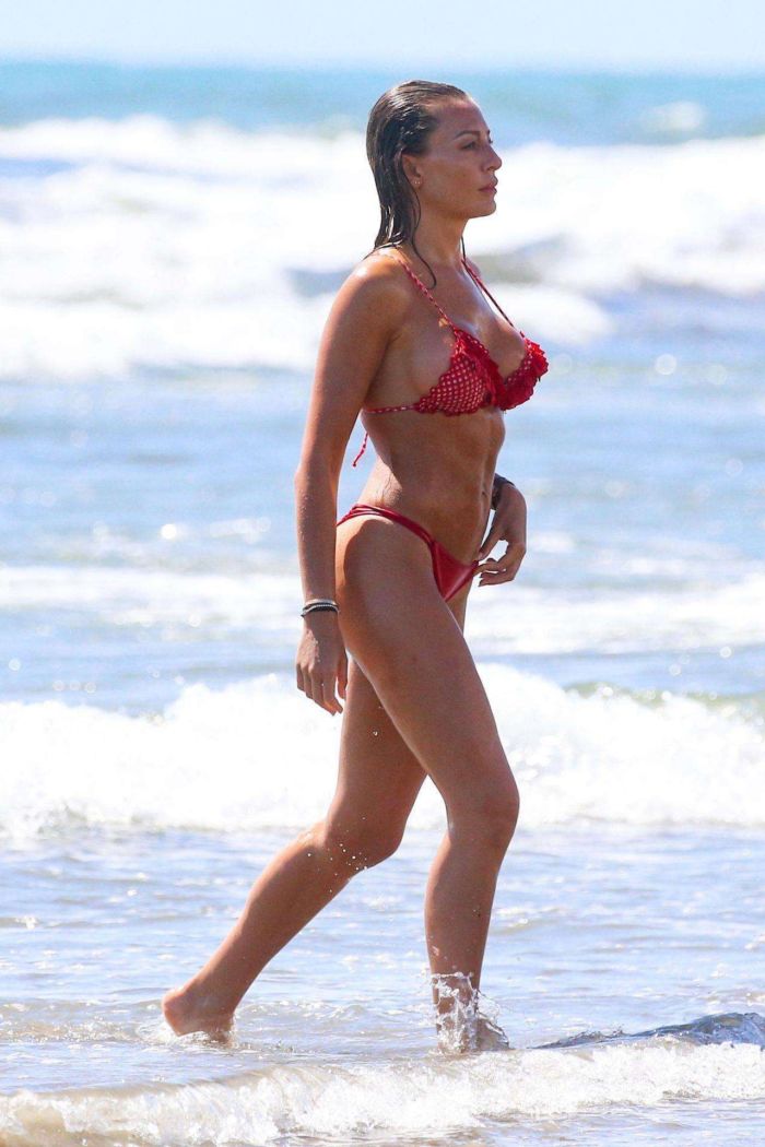Alessia Tedeschi Hits The Beach In A Bikini