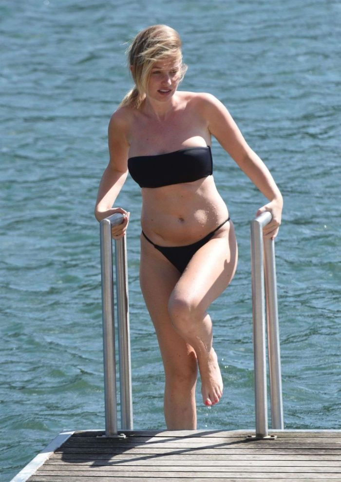 Amy Hart Vacationing In Bikini Out In Portugal