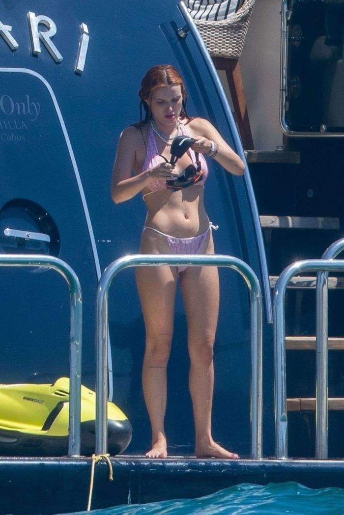 Bella Thorne And Benjamin Mascolo Vacationing On A Yacht In Cabo