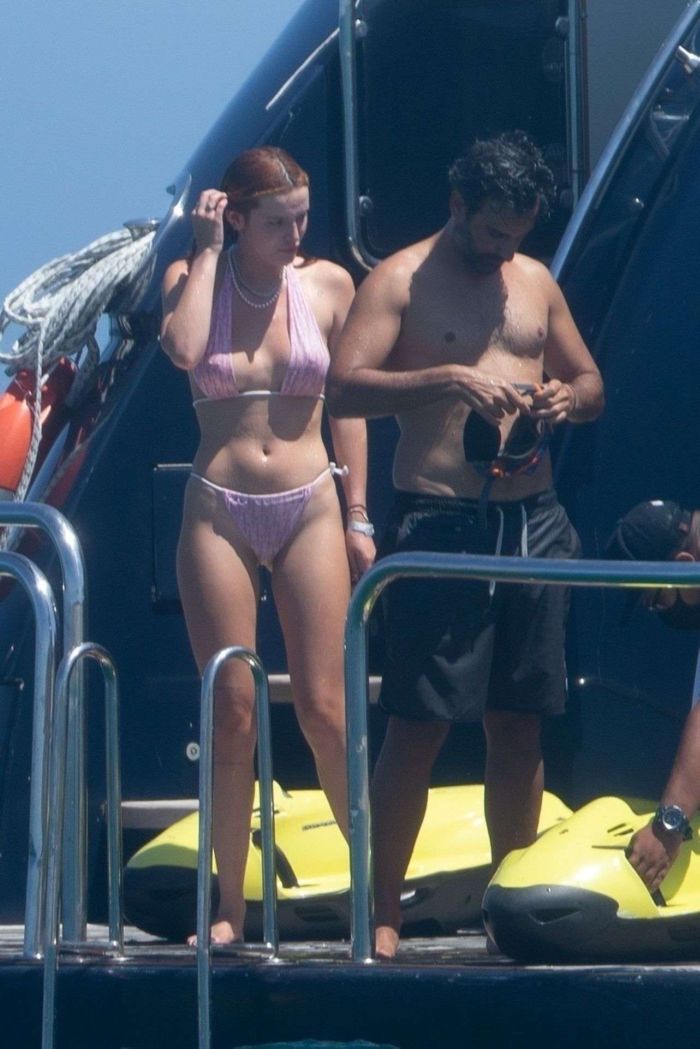 Bella Thorne And Benjamin Mascolo Vacationing On A Yacht In Cabo