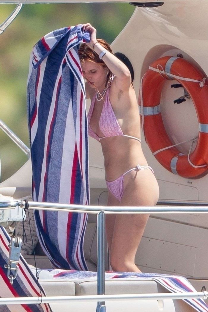 Bella Thorne And Benjamin Mascolo Vacationing On A Yacht In Cabo