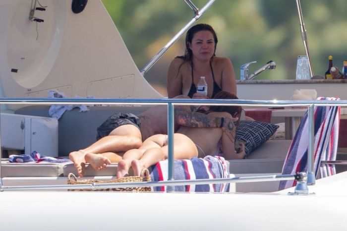 Bella Thorne And Benjamin Mascolo Vacationing On A Yacht In Cabo