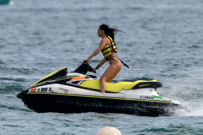 Bella Hadid Vacationing In A Bikini On The Beach In Miami