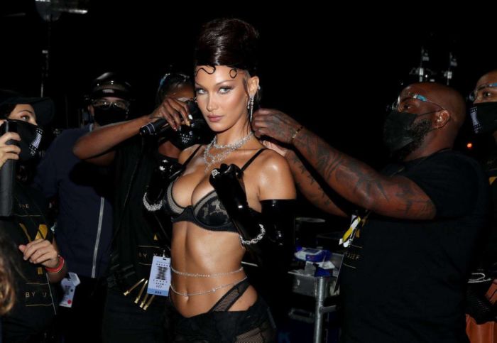 Bella Hadid At Rihanna's Savage X Fenty Show