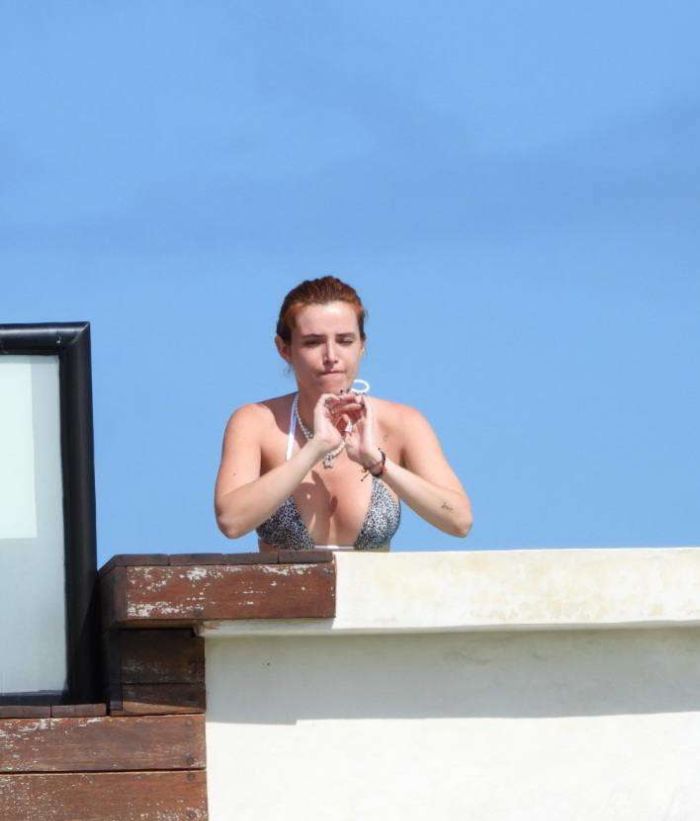 Bella Thorne Spotted In A Bikini In Tulum