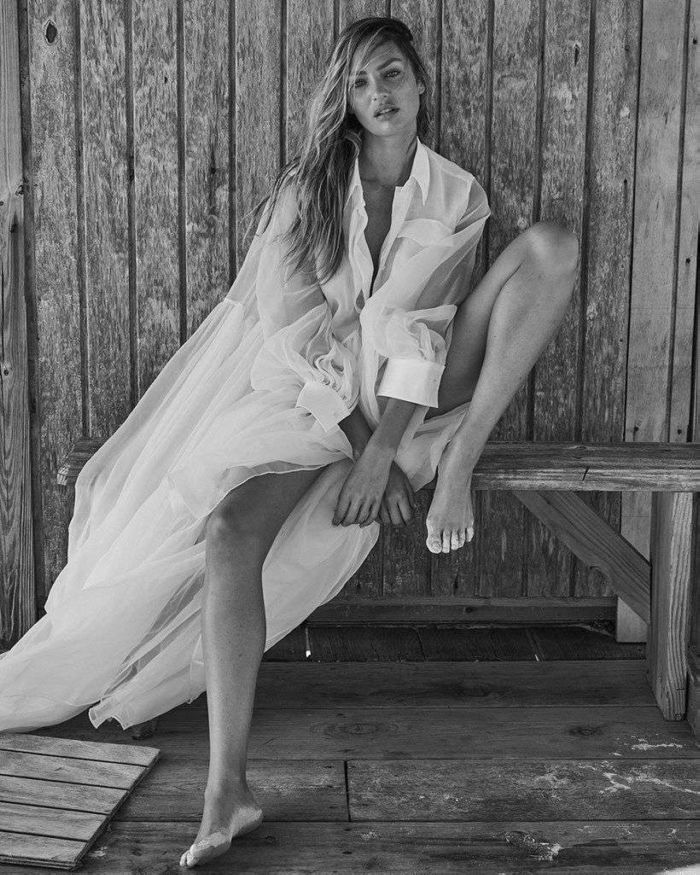 Candice Swanepoel For Her Latest Beach Photoshoot By David Roemer