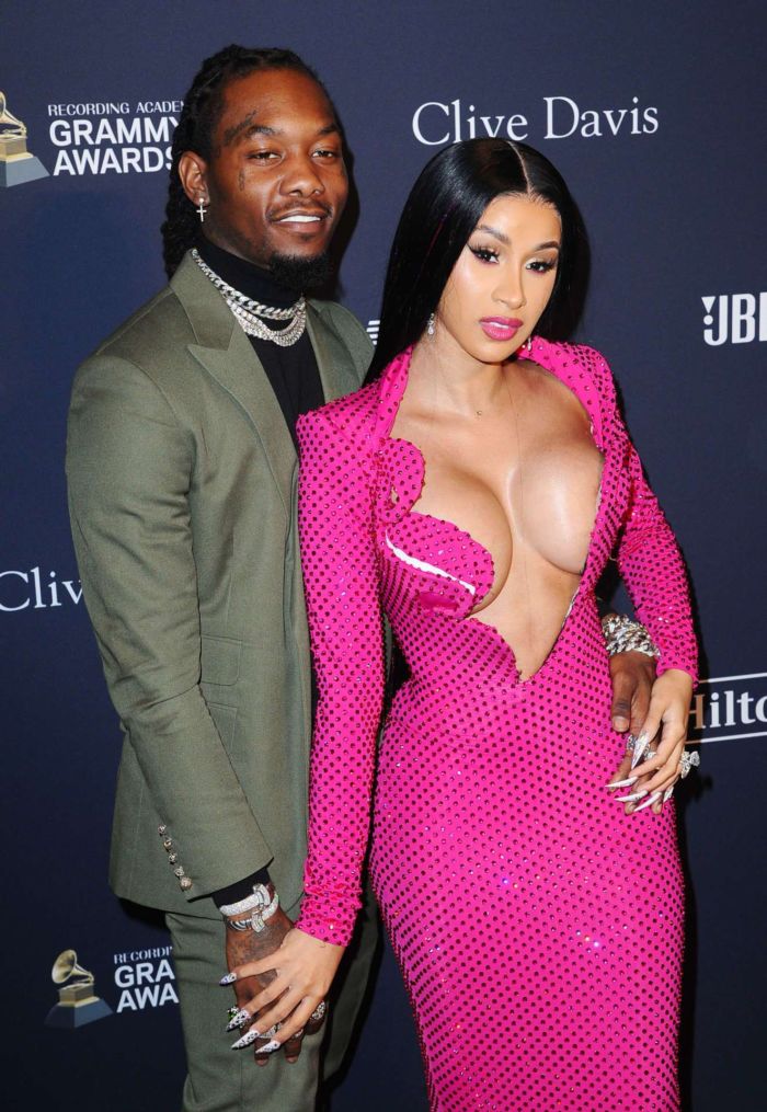 Cardi B At The Recording Academy And Clive Davis Pre-Grammy Gala