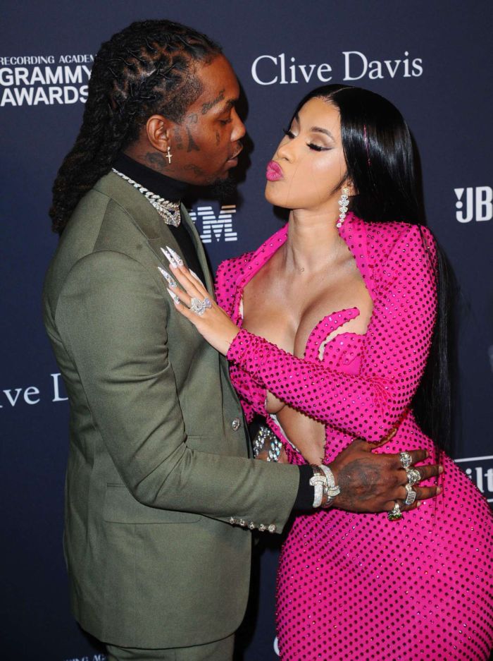 Cardi B At The Recording Academy And Clive Davis Pre-Grammy Gala