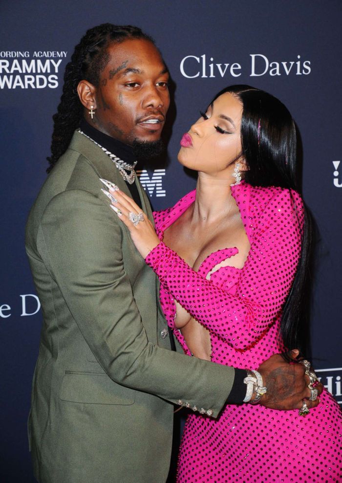 Cardi B At The Recording Academy And Clive Davis Pre-Grammy Gala