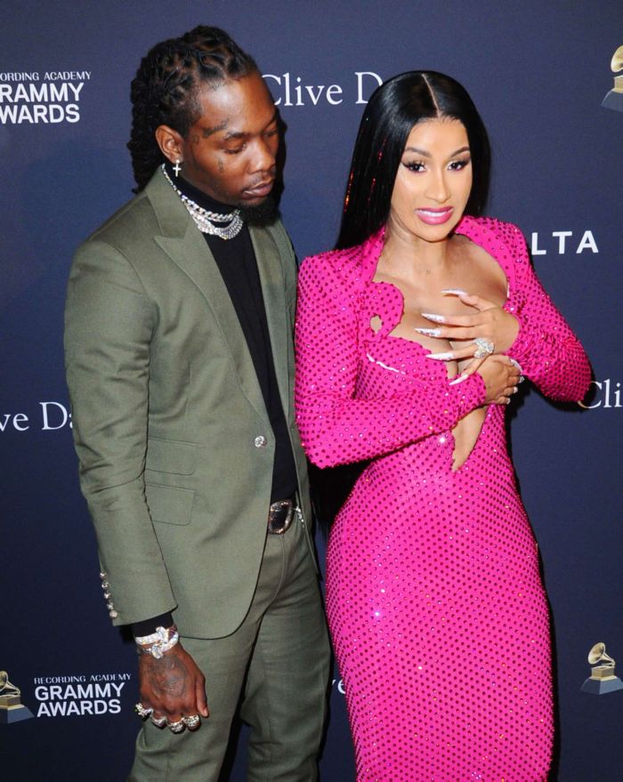 Cardi B At The Recording Academy And Clive Davis Pre-Grammy Gala