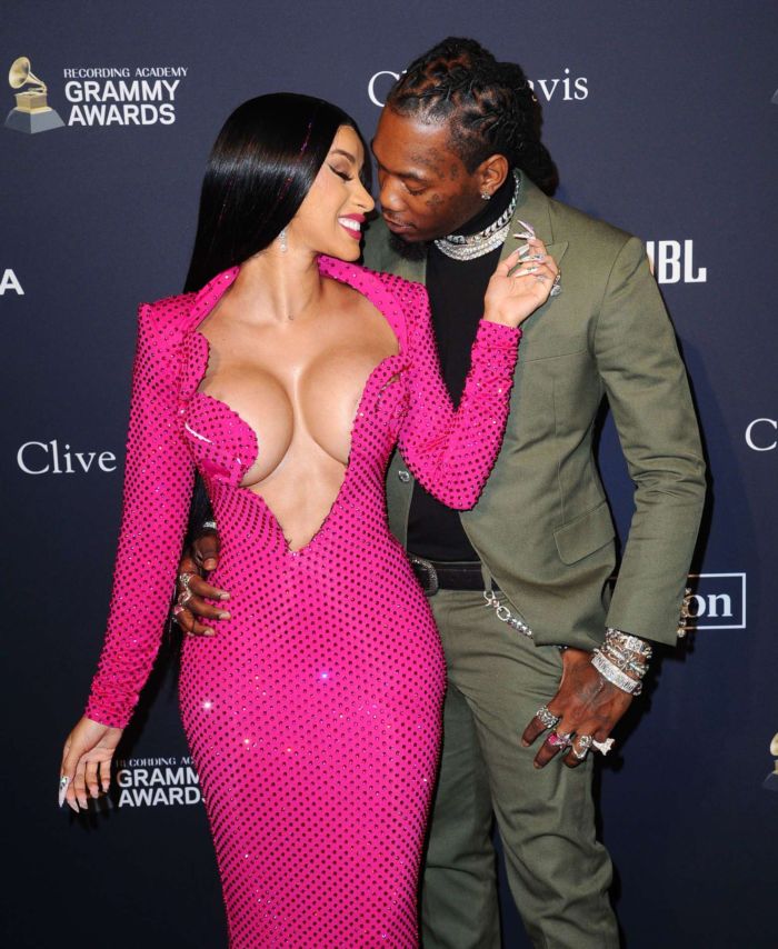 Cardi B At The Recording Academy And Clive Davis Pre-Grammy Gala