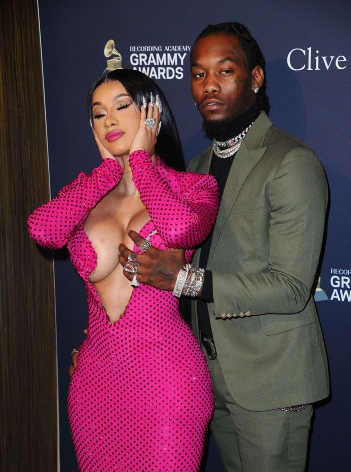 Cardi B At The Recording Academy And Clive Davis Pre-Grammy Gala