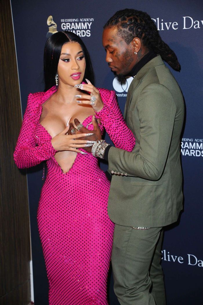 Cardi B At The Recording Academy And Clive Davis Pre-Grammy Gala