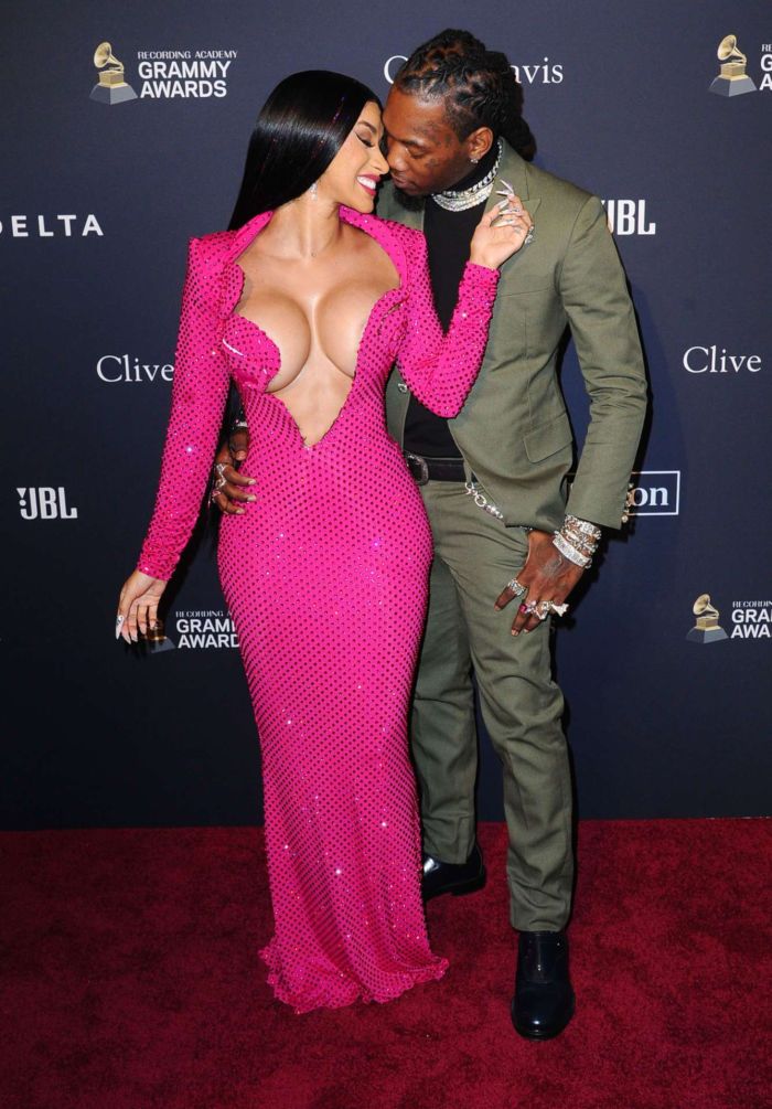 Cardi B At The Recording Academy And Clive Davis Pre-Grammy Gala