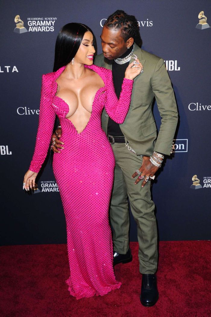 Cardi B At The Recording Academy And Clive Davis Pre-Grammy Gala