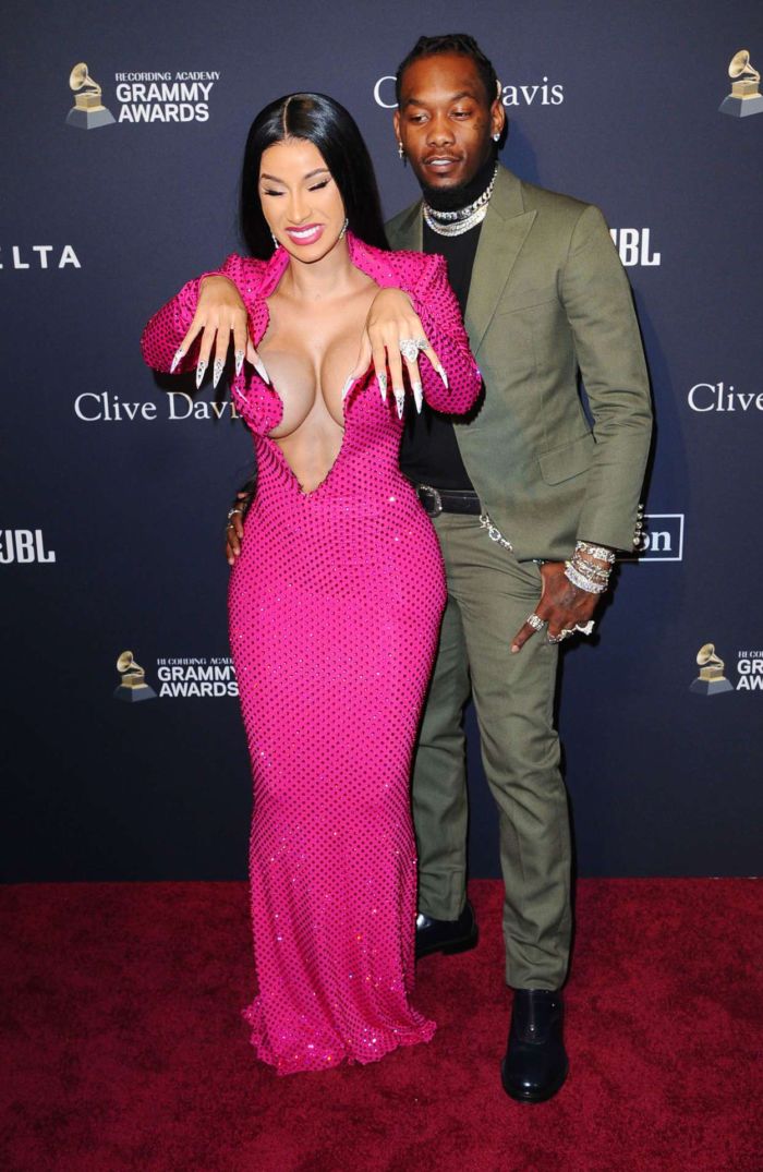 Cardi B At The Recording Academy And Clive Davis Pre-Grammy Gala
