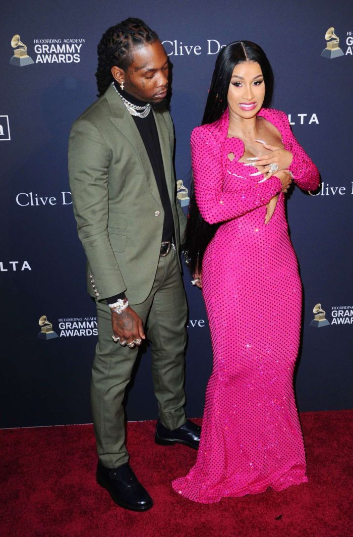 Cardi B At The Recording Academy And Clive Davis Pre-Grammy Gala