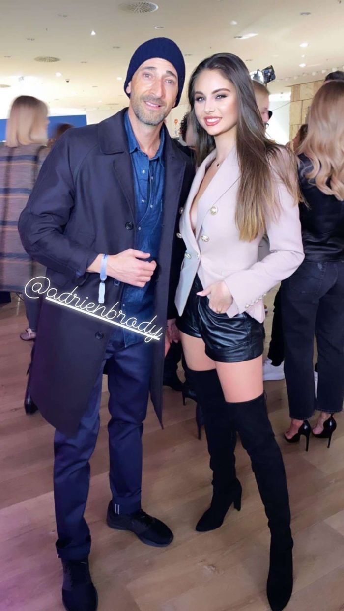Beautiful Carina Zavline At The Replay Jeans VIP Party