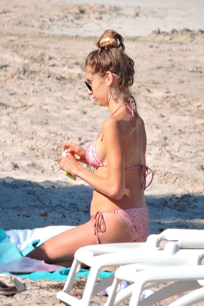 Cathy Hummels On A Bikini Vacation At The Beach In Palma De Mallorca