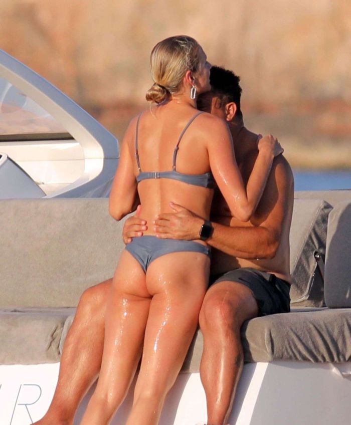 Celina Locks Snorkeling In Bikini With Ronaldo At A Yacht In Formentera